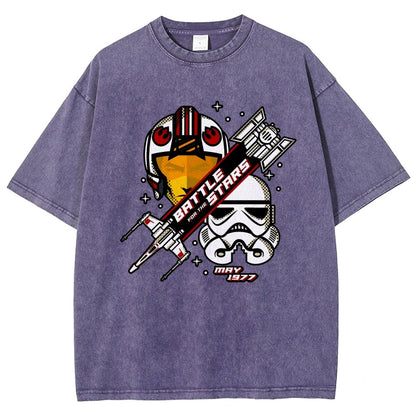Battle for the Stars Vintage Distressed T-shirt