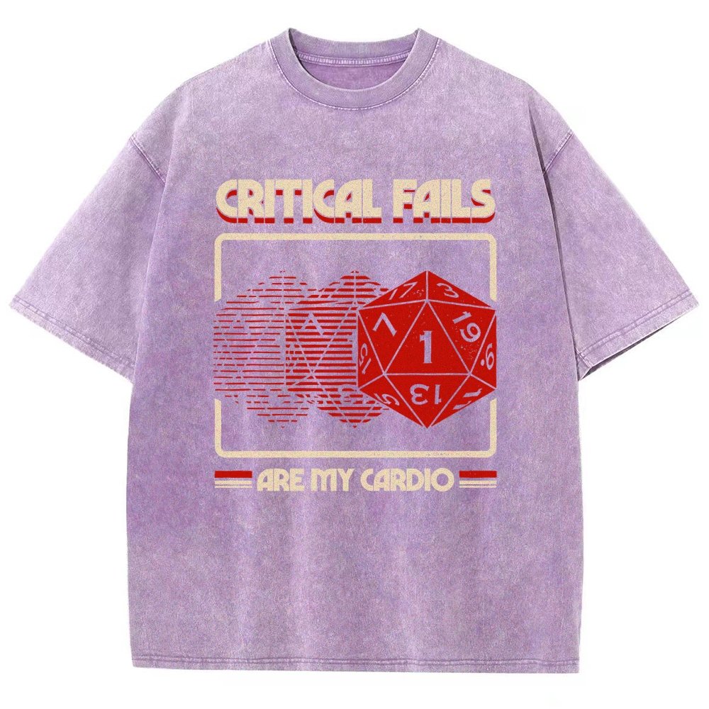 Critical Fails Are My Cardio Vintage Distressed T-shirt