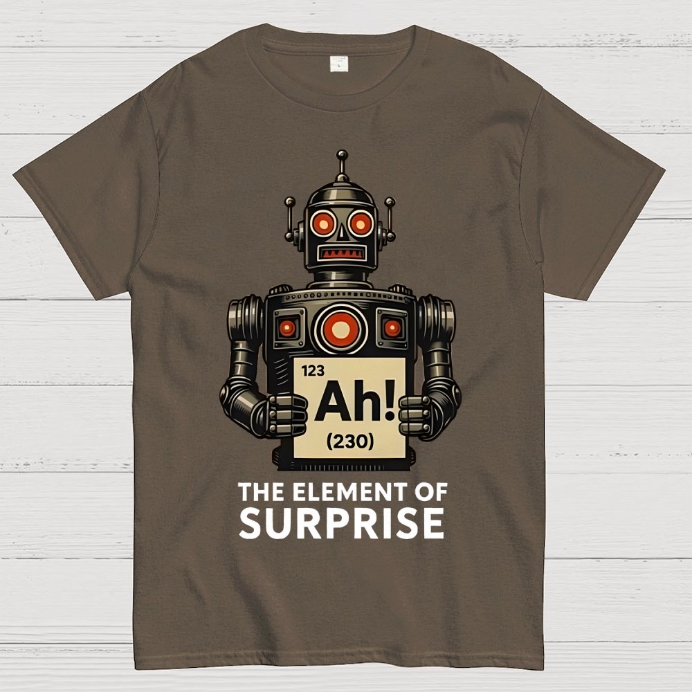Machine Gets Surprised Geek T-Shirt