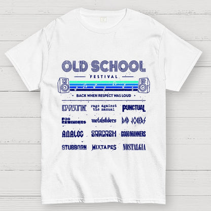 Old School Festival Unisex Geek T-Shirt