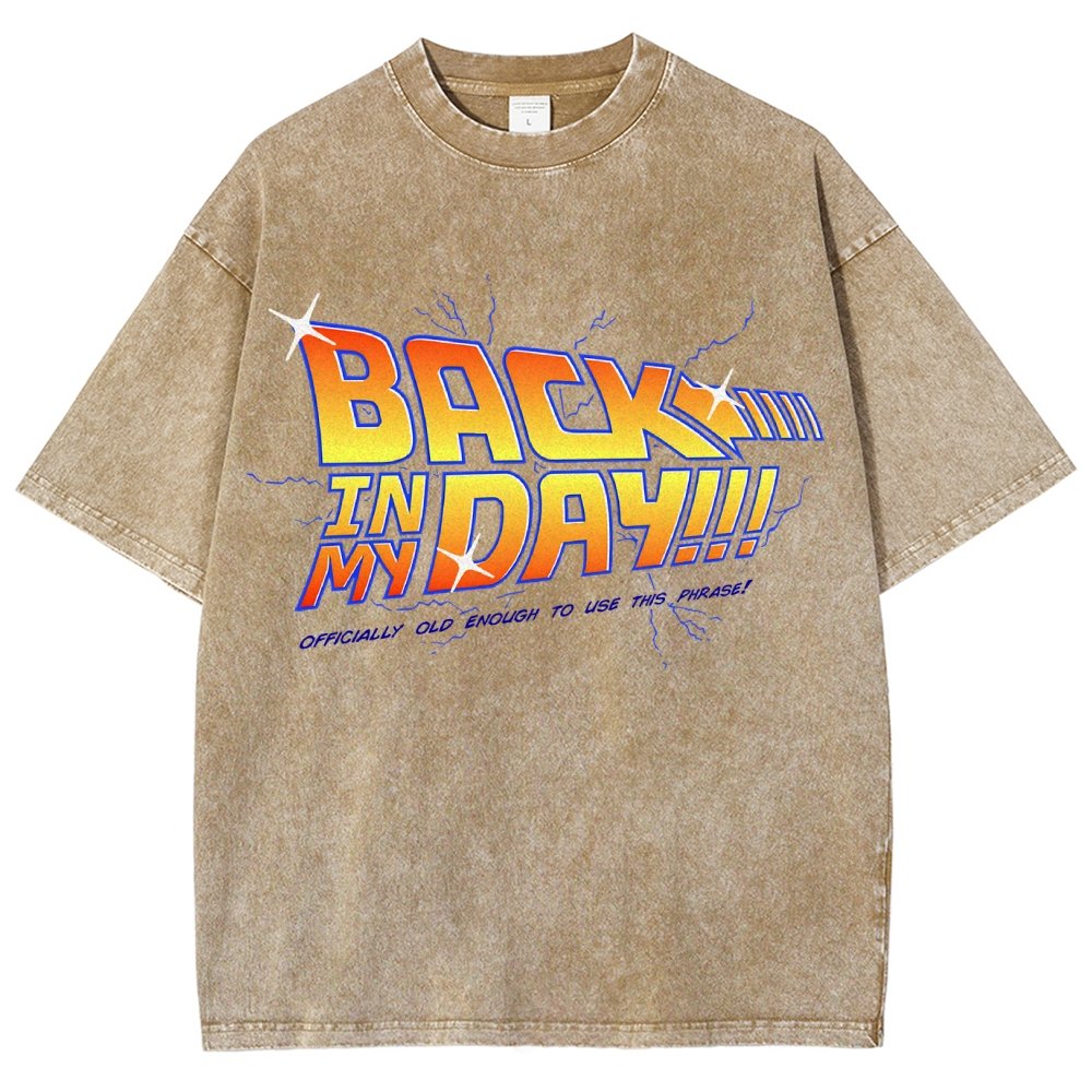 Back in my day! Vintage Distressed T-shirt