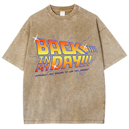 Back in my day! Vintage Distressed T-shirt