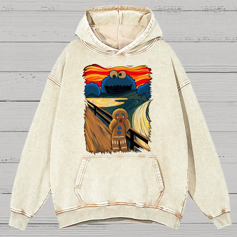 The Cookie Muncher Vintage Distressed Hoodie