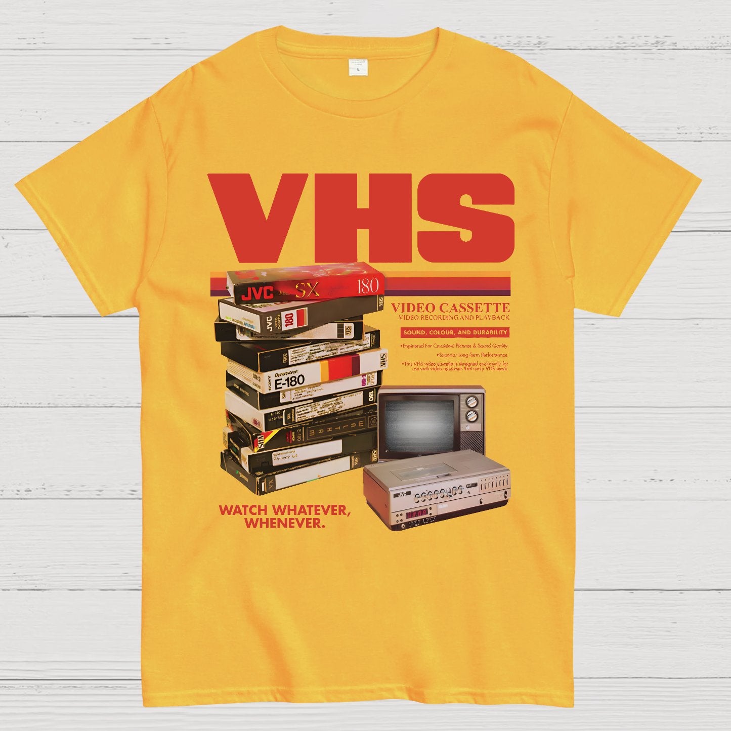 Vintage VHS Tapes Geek T-Shirt