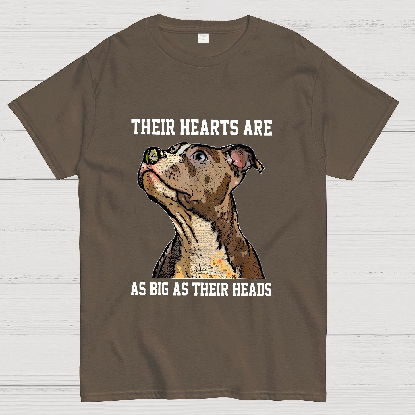 Their Hearts Are As Big As Their Heads Nerdy T-Shirt