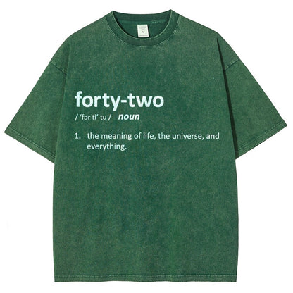 42 Definition Vintage Distressed T-shirt