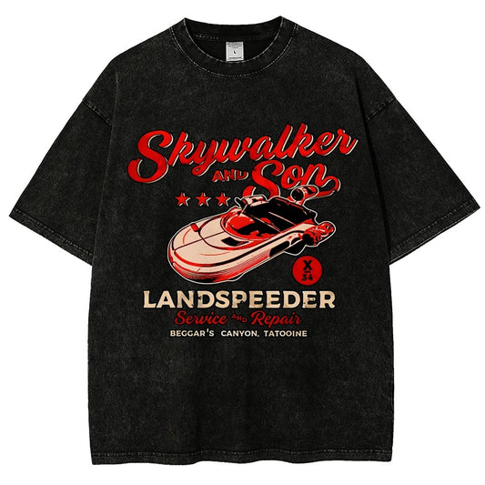Speeder Shop Vintage Distressed T-shirt