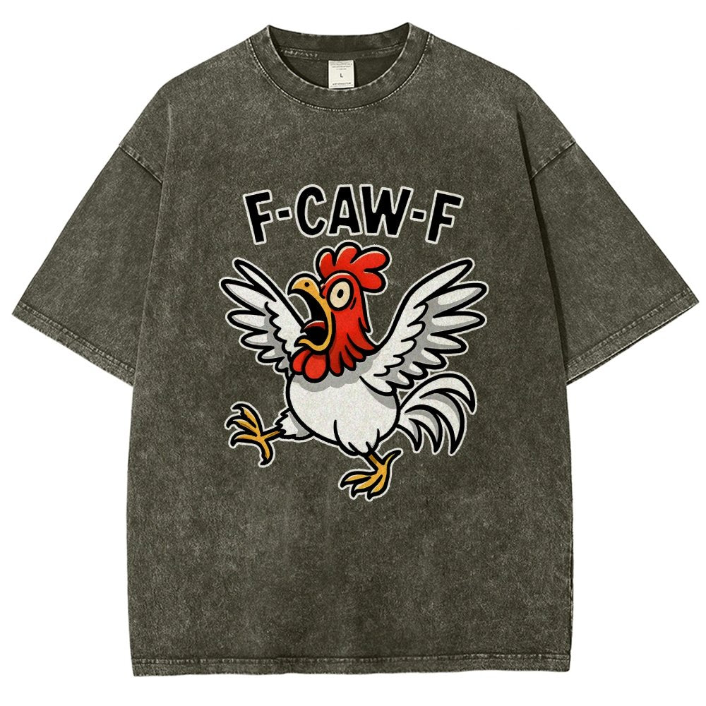 F-Caw-F Vintage Distressed T-shirt