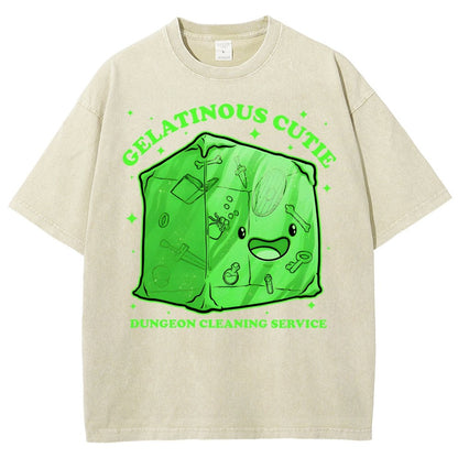 Gelatinous Cute Dungeon Vintage Distressed T-shirt