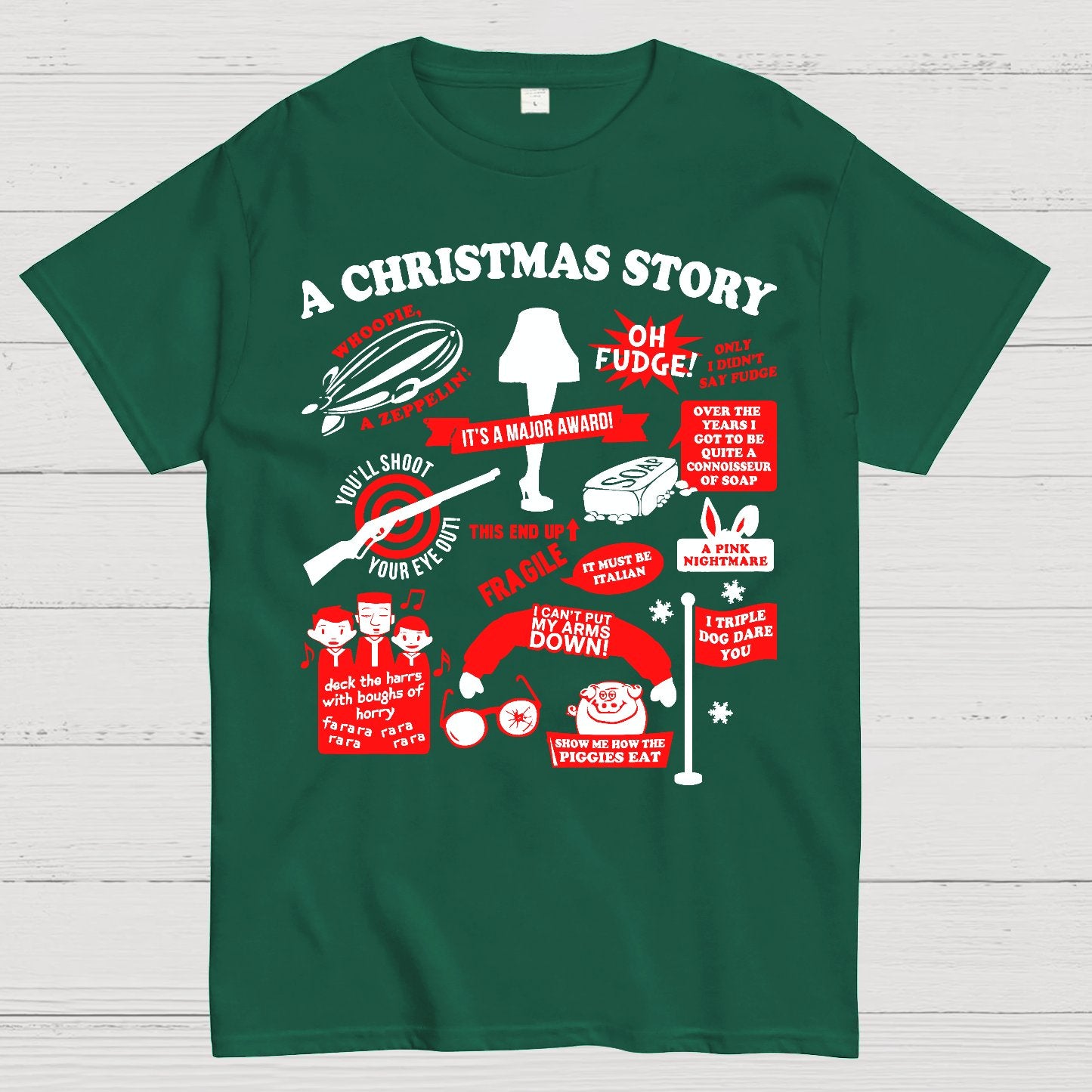 Christmas Story Quotes Geek T-Shirt