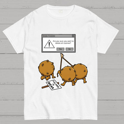 Funny Computer Nerd Geek Cookies Pun Wordplay Nerd T-Shirt