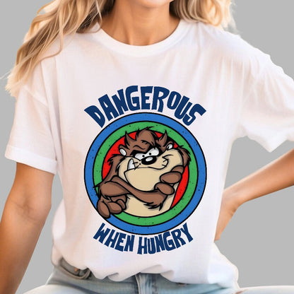 Dangerous When Hungry Geek T-Shirt