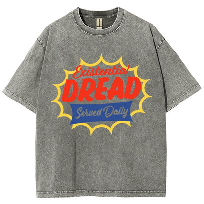 Existential Dread Vintage Distressed T-shirt