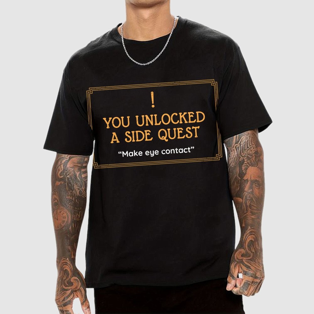 Unlocked Side Quest Geek T-Shirt