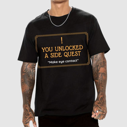 Unlocked Side Quest Geek T-Shirt