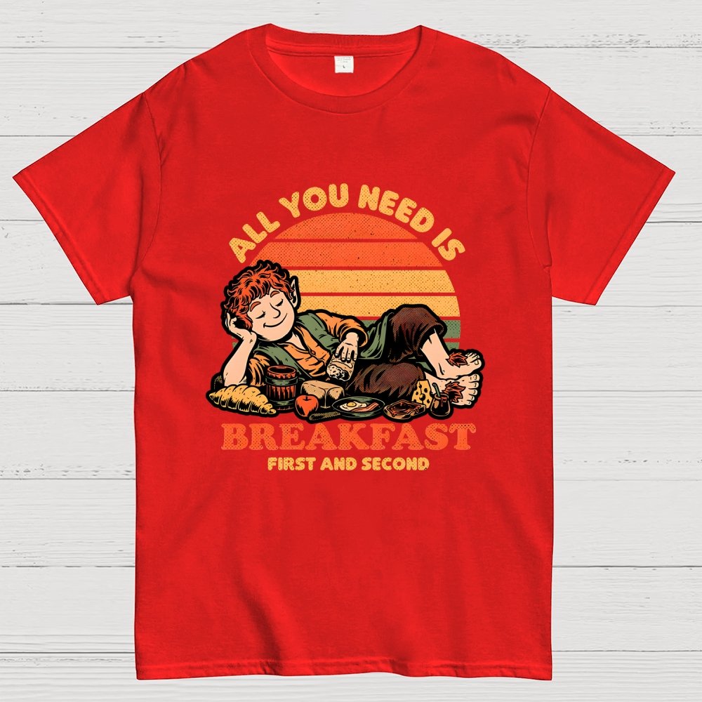 Breakfast Food Movie Geek T-Shirt