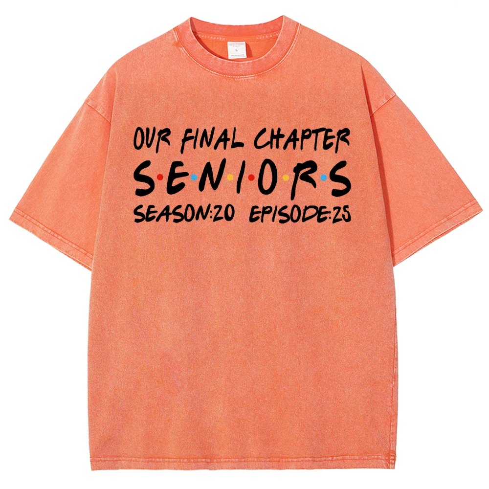 Our Final Chapter Seniors 2025 Vintage Distressed T-shirt