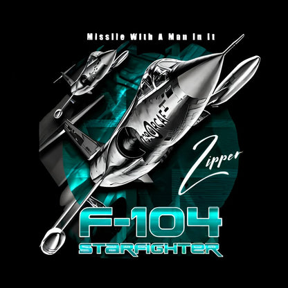 F-104 Starfighter USAF Supersonic Fighter Geek T-Shirt