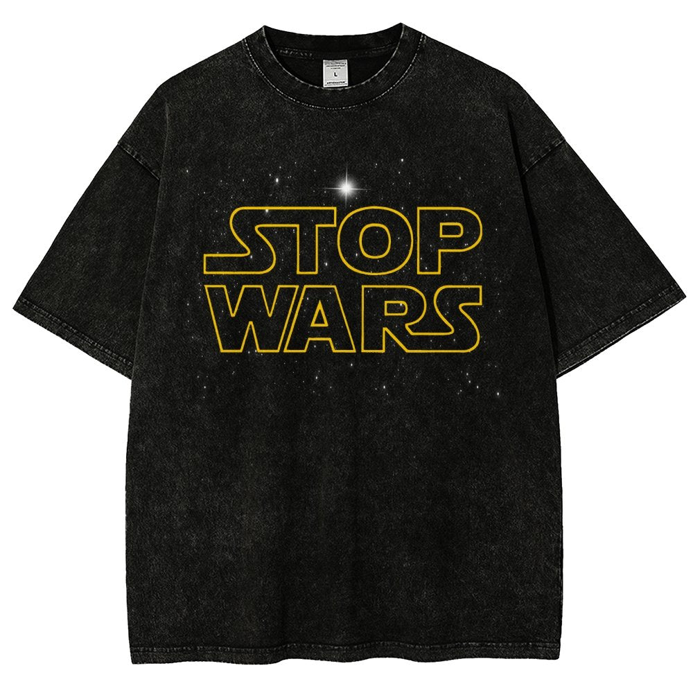 Stop Wars! Vintage Distressed T-shirt