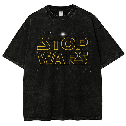 Stop Wars! Vintage Distressed T-shirt