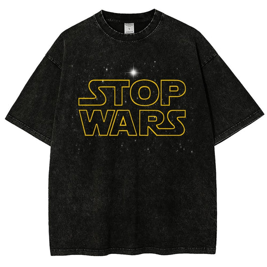 Stop Wars! Vintage Distressed T-shirt