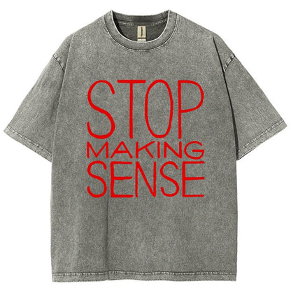 Stop Making Sense Vintage Distressed T-shirt