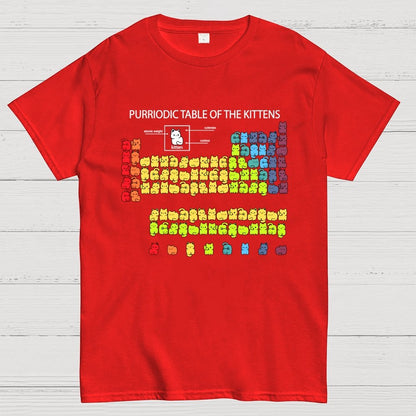 Purriodic Table of the Kittens Geek T-Shirt