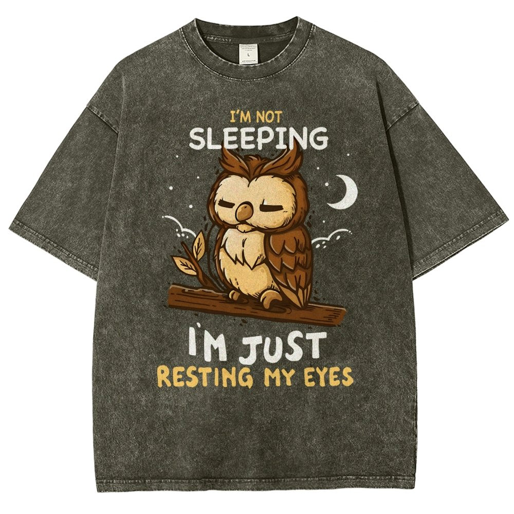 Just Resting My Eyes Vintage Distressed T-shirt