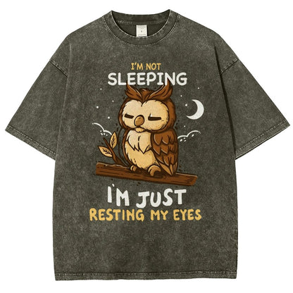Just Resting My Eyes Vintage Distressed T-shirt