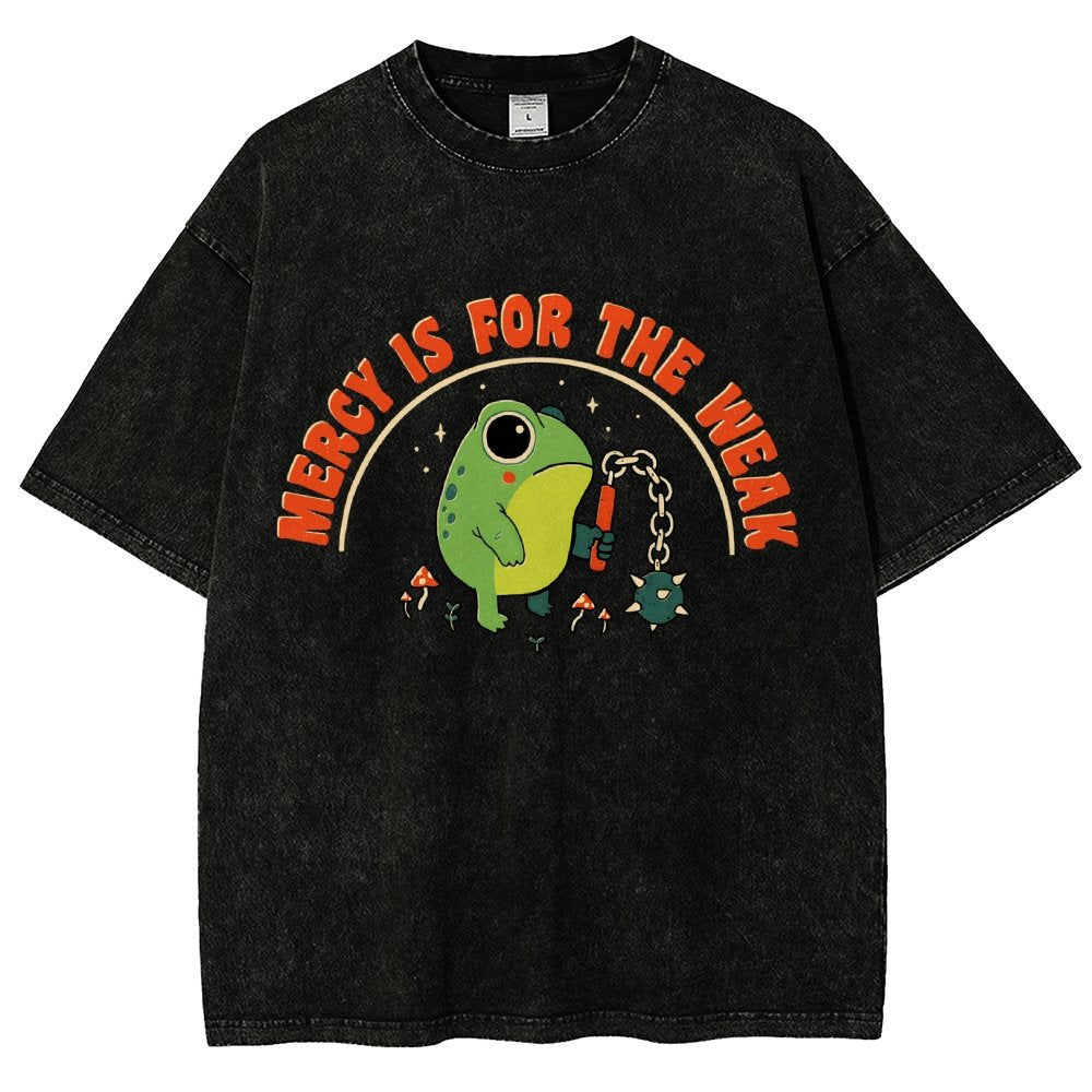 Mercy Is For The Weak Vintage Distressed T-shirt