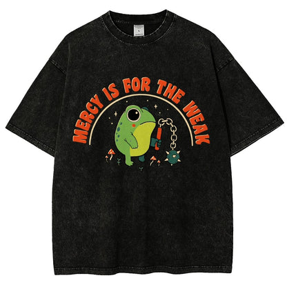 Mercy Is For The Weak Vintage Distressed T-shirt