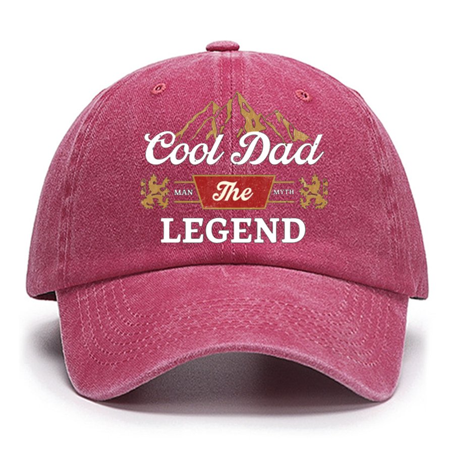 Cool Dad The Legend Cotton Hat