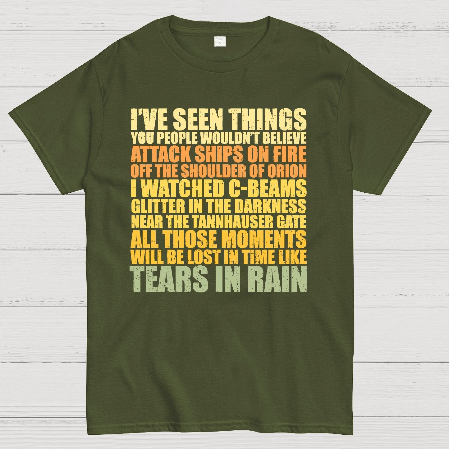 Tears In Rain Geek T-Shirt