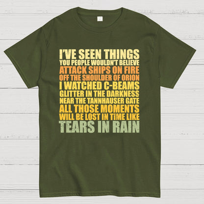 Tears In Rain Geek T-Shirt