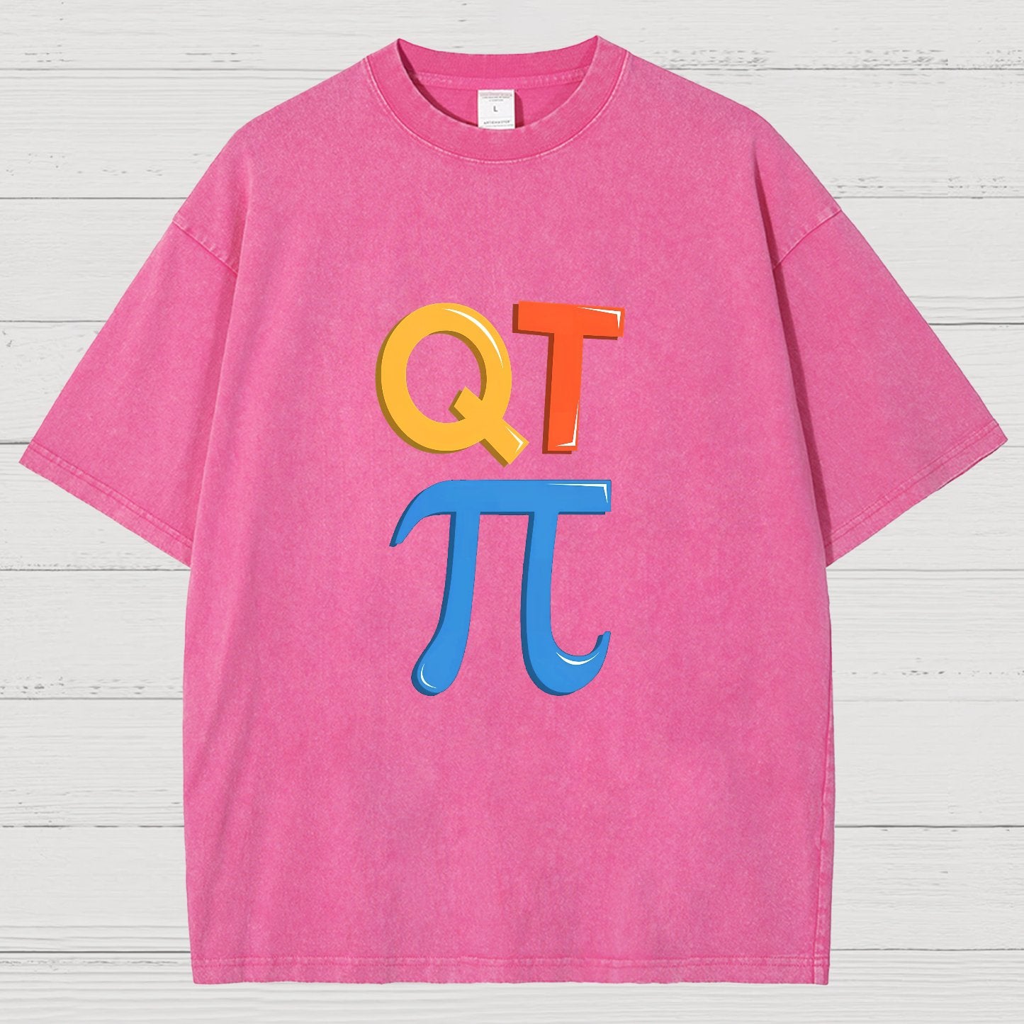 QT Pi Vintage Distressed T-shirt