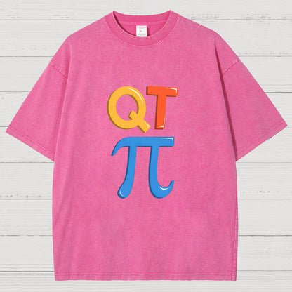 QT Pi Vintage Distressed T-shirt