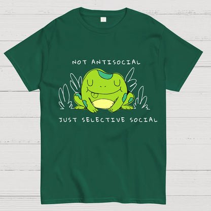 Not antisocial... Just selective social Geek T-Shirt