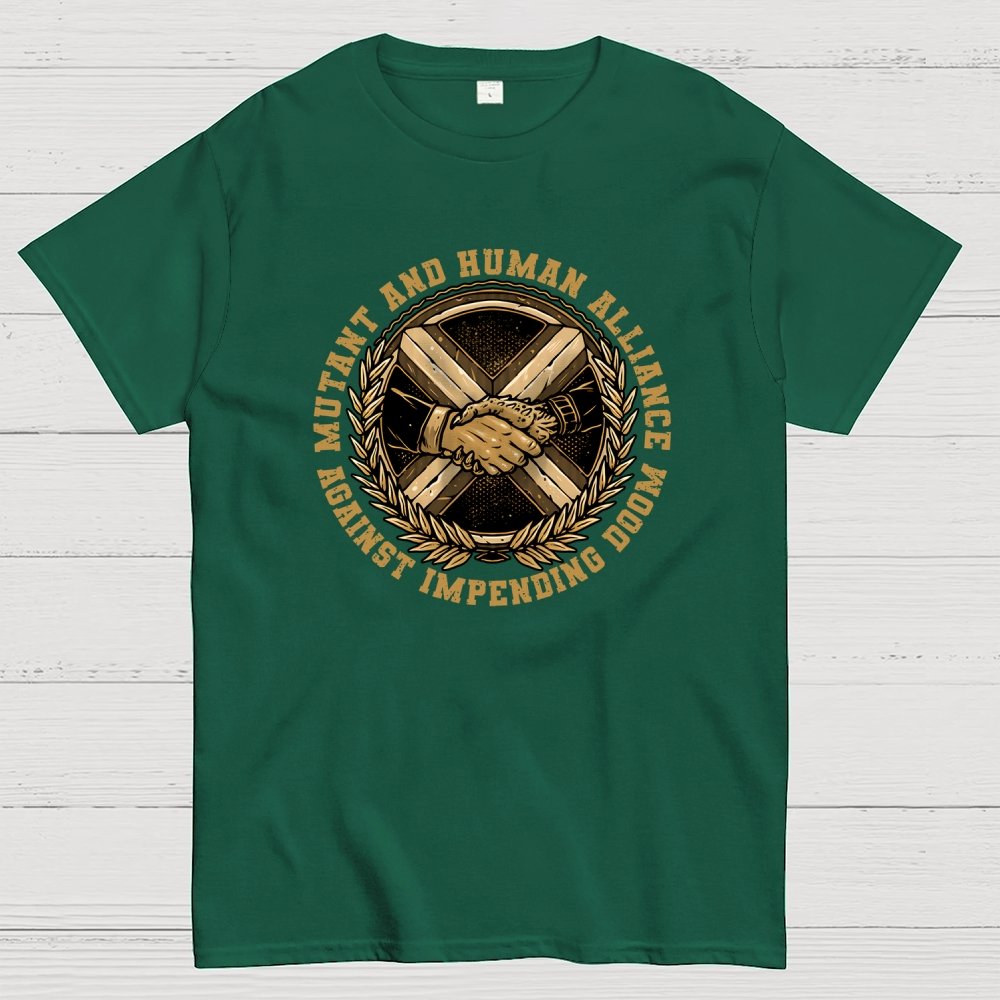 Mutant and Human Alliance Geek T-Shirt