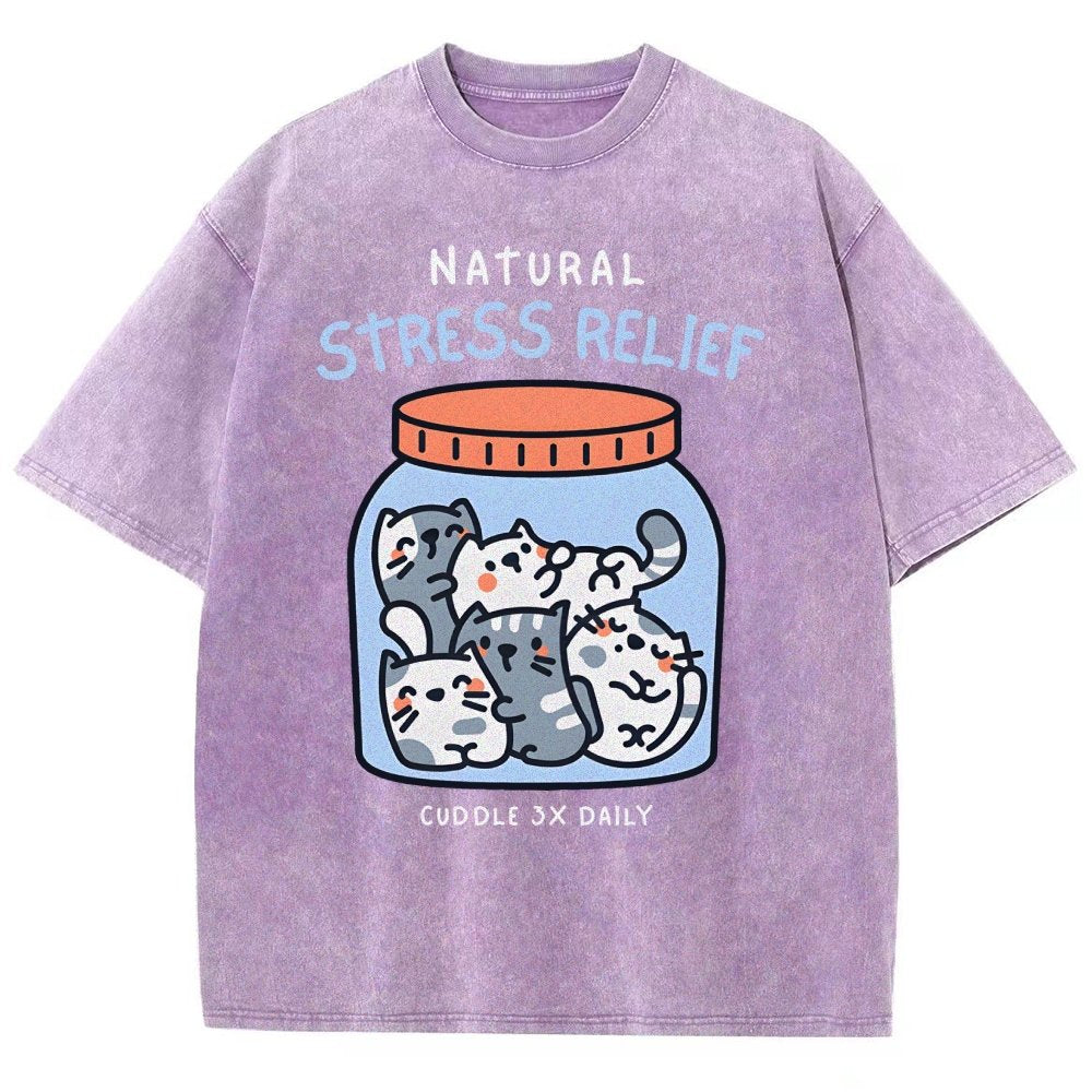 Natural Stress Relief Vintage Distressed T-shirt