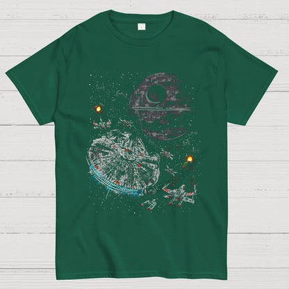 Epic Space Battle Geeky T-Shirt