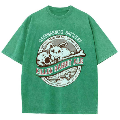 Killer Rabbit Ale Vintage Distressed T-shirt