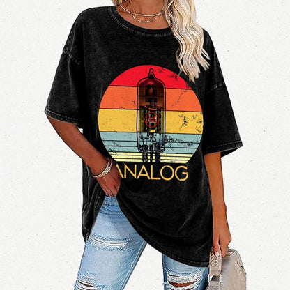 Vacuum Tube Analog Vintage Distressed T-shirt