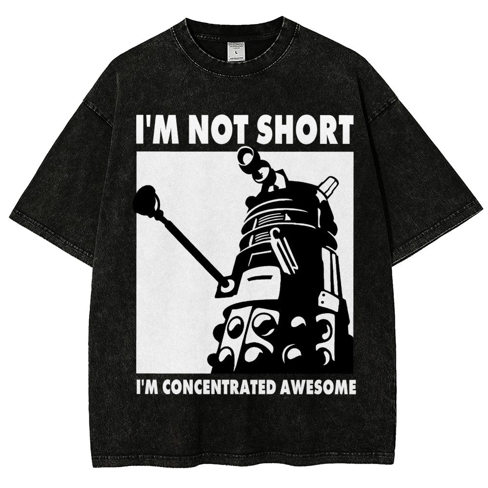 I'm Not Short I'm Concentrated Awesome Vintage Distressed T-shirt