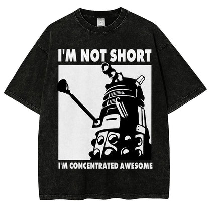 I'm Not Short I'm Concentrated Awesome Vintage Distressed T-shirt