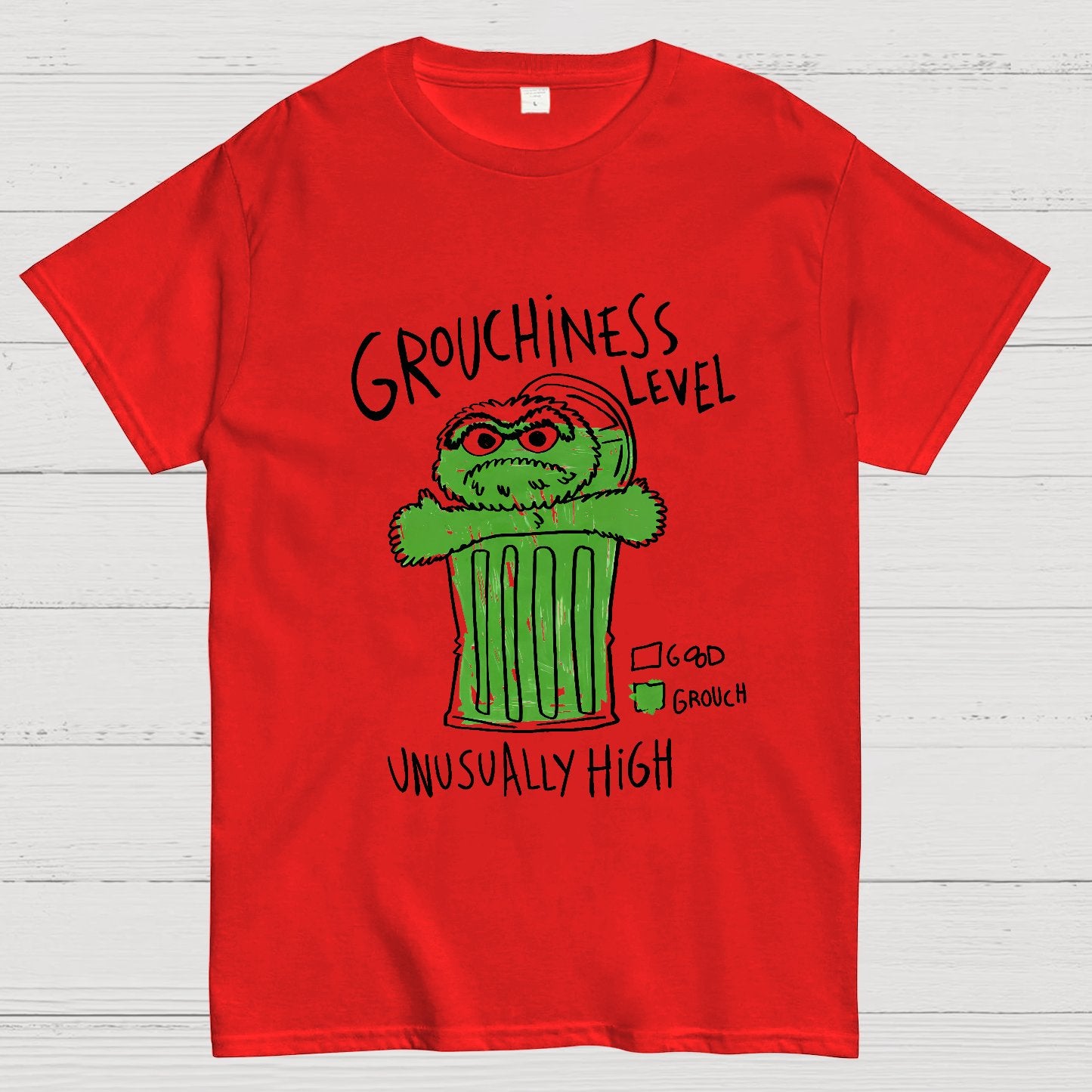 Grouchiness Level Geek T-Shirt