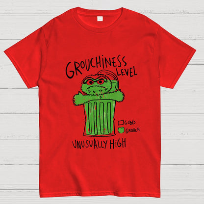 Grouchiness Level Geek T-Shirt