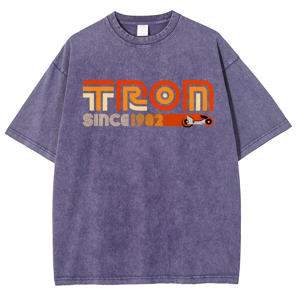 Retro Neon 1982 Vintage Distressed T-shirt