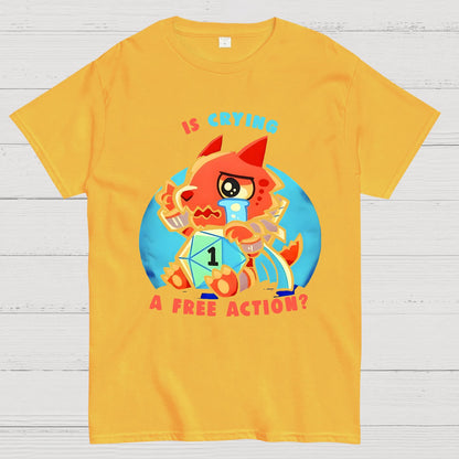 Dragon crying is a free action Geek T-Shirt