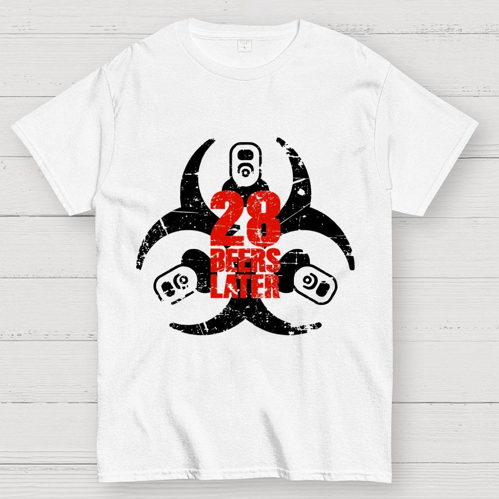 28 beers later Geek T-Shirt