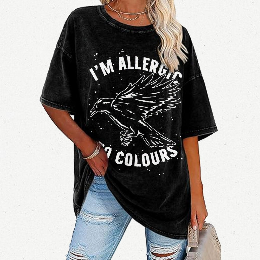 Im Allergic To Colours Vintage Distressed T-shirt
